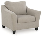 Willarae Taupe Sofa, Oversized Chair and Ottoman - Ornate Home