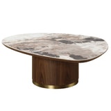 Willene Coffee Table W/Ceramic Top - Ornate Home