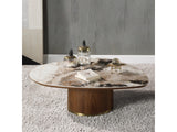 Willene Coffee Table W/Ceramic Top - Ornate Home