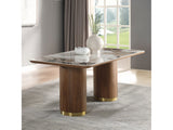 Willene Dining Table W/Ceramic Top - Ornate Home