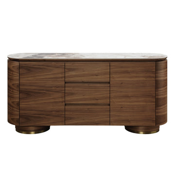 Willene Server W/Ceramic Top - Ornate Home
