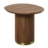 Willene Walnut End Table - Ornate Home