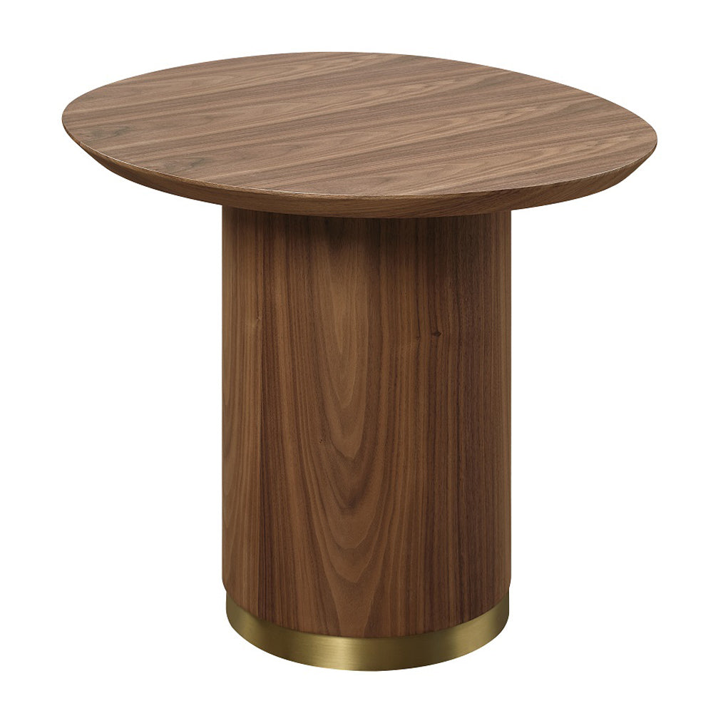Willene Walnut End Table - Ornate Home