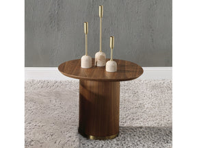 Willene Walnut End Table - Ornate Home