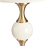Willenhall White/Gold Table Lamp - Ornate Home
