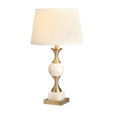 Willenhall White/Gold Table Lamp - Ornate Home