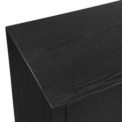 Williams Black 4 Door Cabinet - Ornate Home