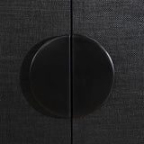 Williams Black 4 Door Cabinet - Ornate Home