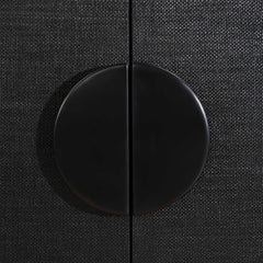 Williams Black 4 Door Cabinet - Ornate Home