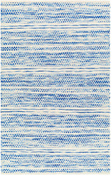 Williford Blue Wool Flatwoven Rug - Ornate Home