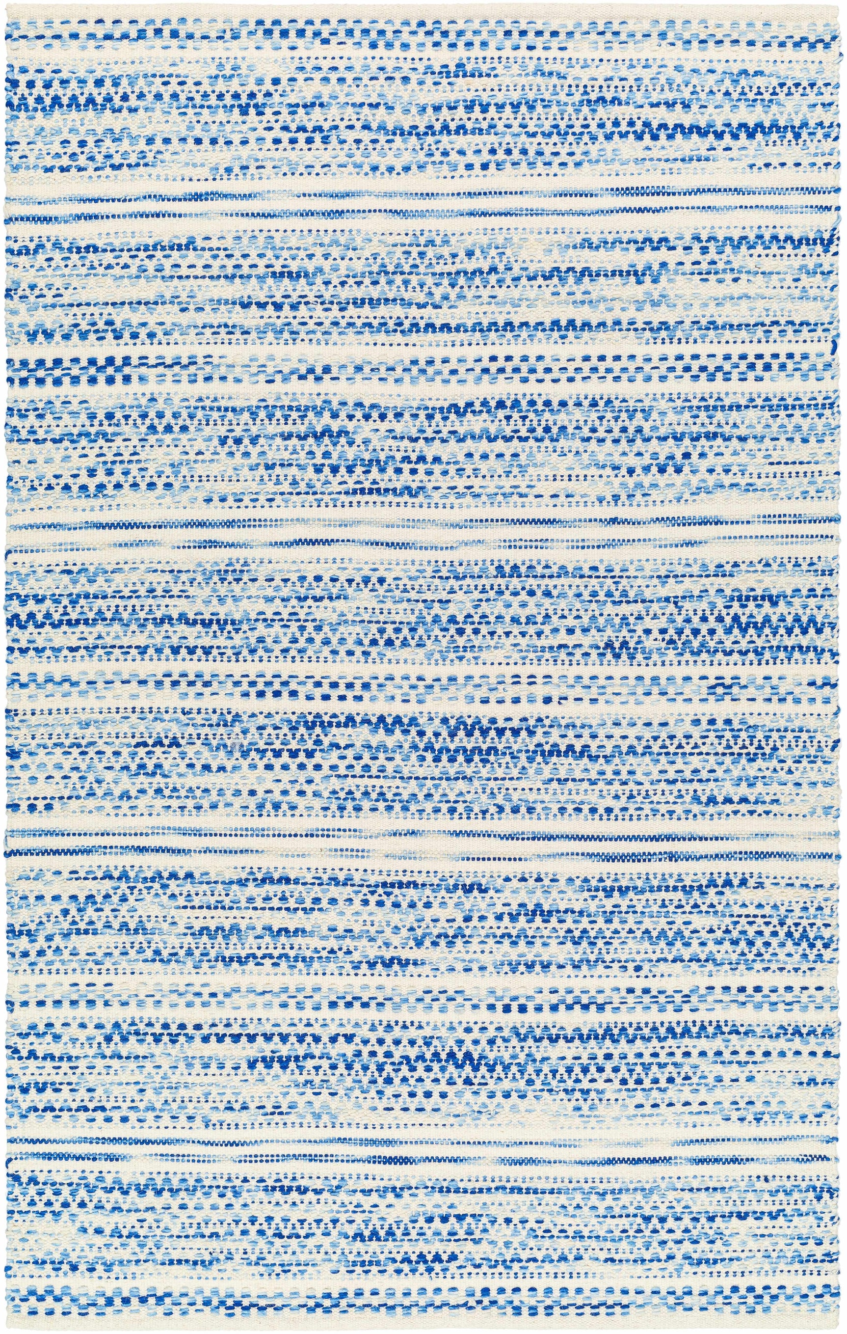 Williford Blue Wool Flatwoven Rug - Ornate Home