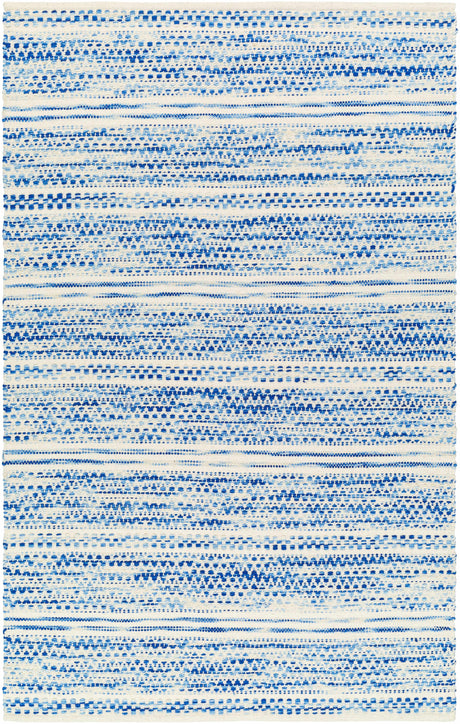 Williford Blue Wool Flatwoven Rug - Ornate Home