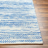 Williford Blue Wool Flatwoven Rug - Ornate Home