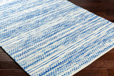 Williford Blue Wool Flatwoven Rug - Ornate Home