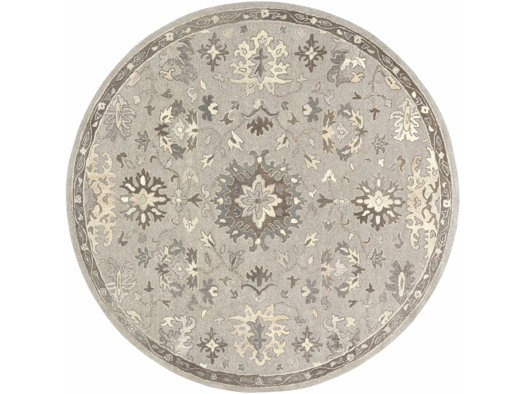 Willimantic Beige Thick Wool Rug - Ornate Home