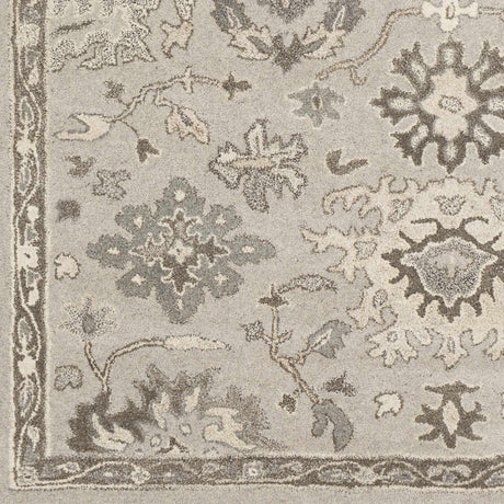 Willimantic Beige Thick Wool Rug - Ornate Home