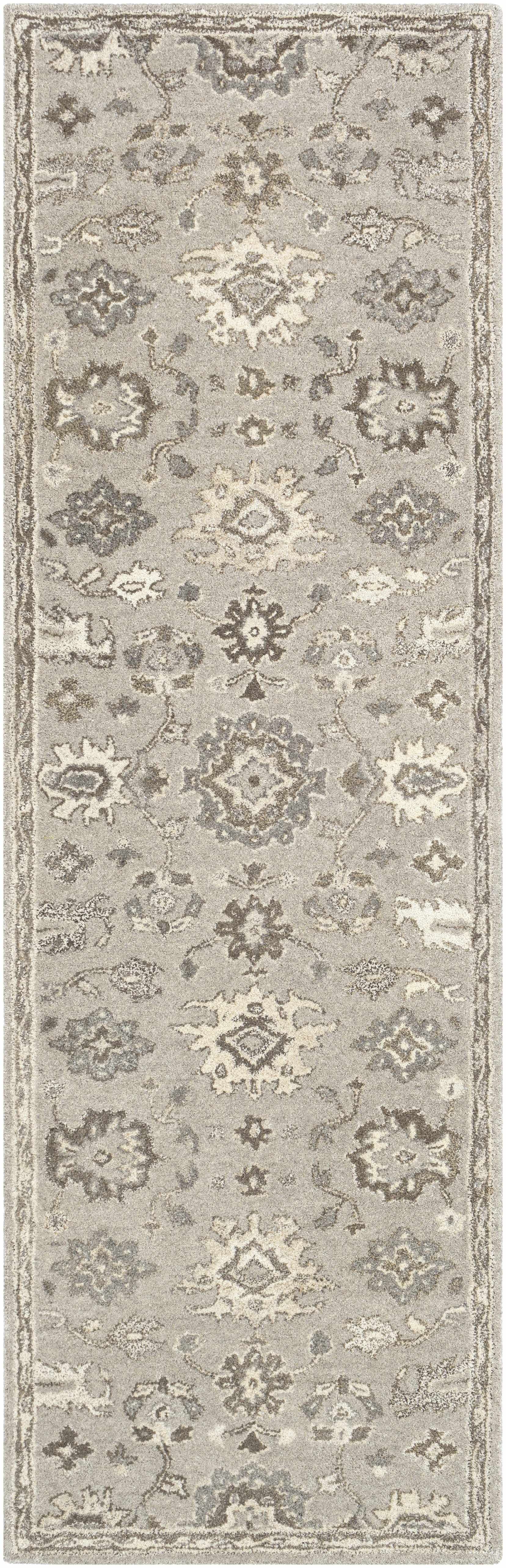 Willimantic Beige Thick Wool Rug - Ornate Home