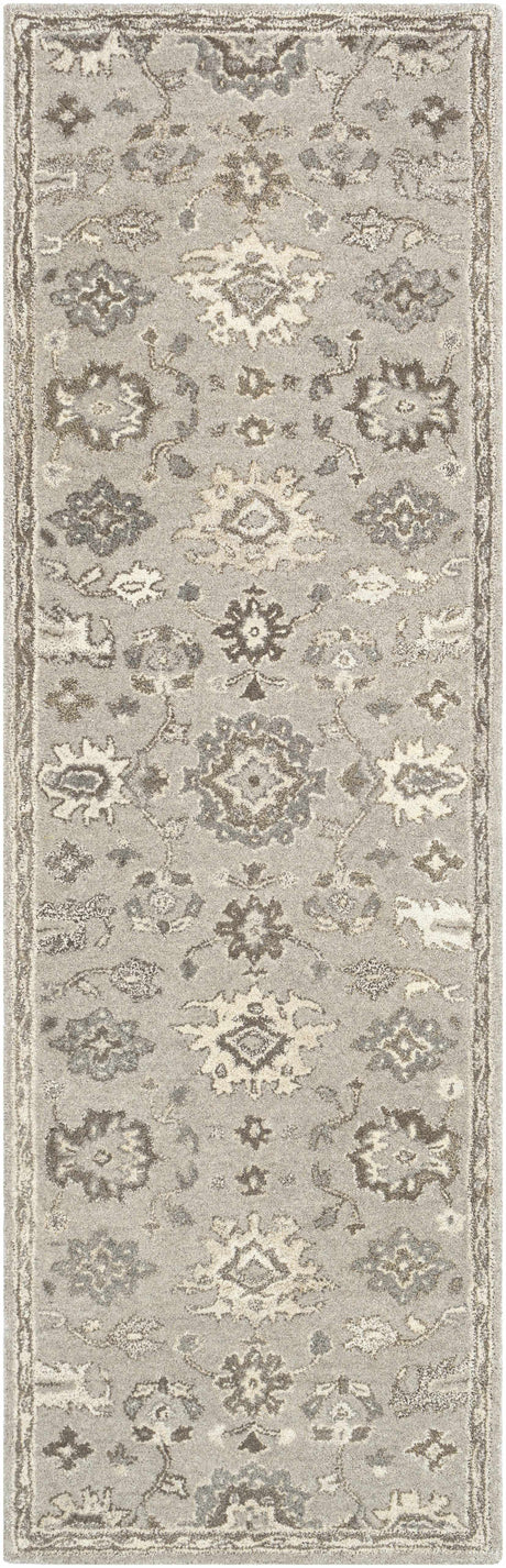 Willimantic Beige Thick Wool Rug - Ornate Home