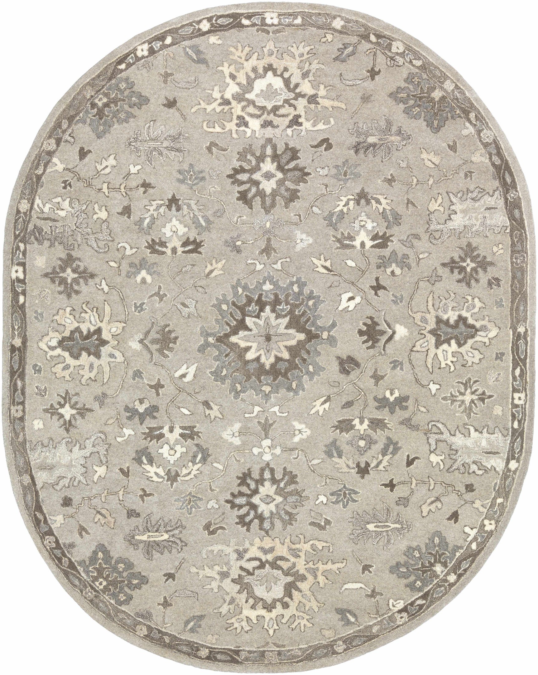 Willimantic Beige Thick Wool Rug - Ornate Home