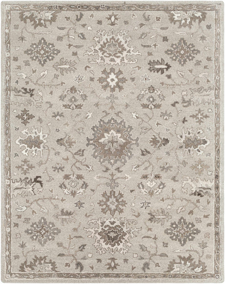 Willimantic Beige Thick Wool Rug - Ornate Home
