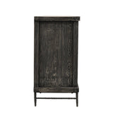 Willmark Timeworn Black 6 Door Cabinet - Ornate Home