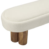 Willow Brown/Cream Bench - Ornate Home