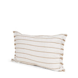 Willow Cream/Camel 13x21 Lumbar Pillow Cover with Non-Allergen Filler - Ornate Home
