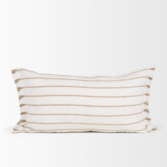 Willow Cream/Camel 14x26 Lumbar Decorative Pillow Cover