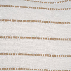 Willow Cream/Camel 14x26 Lumbar Decorative Pillow Cover with Down Filler - Ornate Home