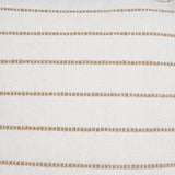 Willow Cream/Camel 20x20 Square Pillow Cover with Non-Allergen Filler - Ornate Home