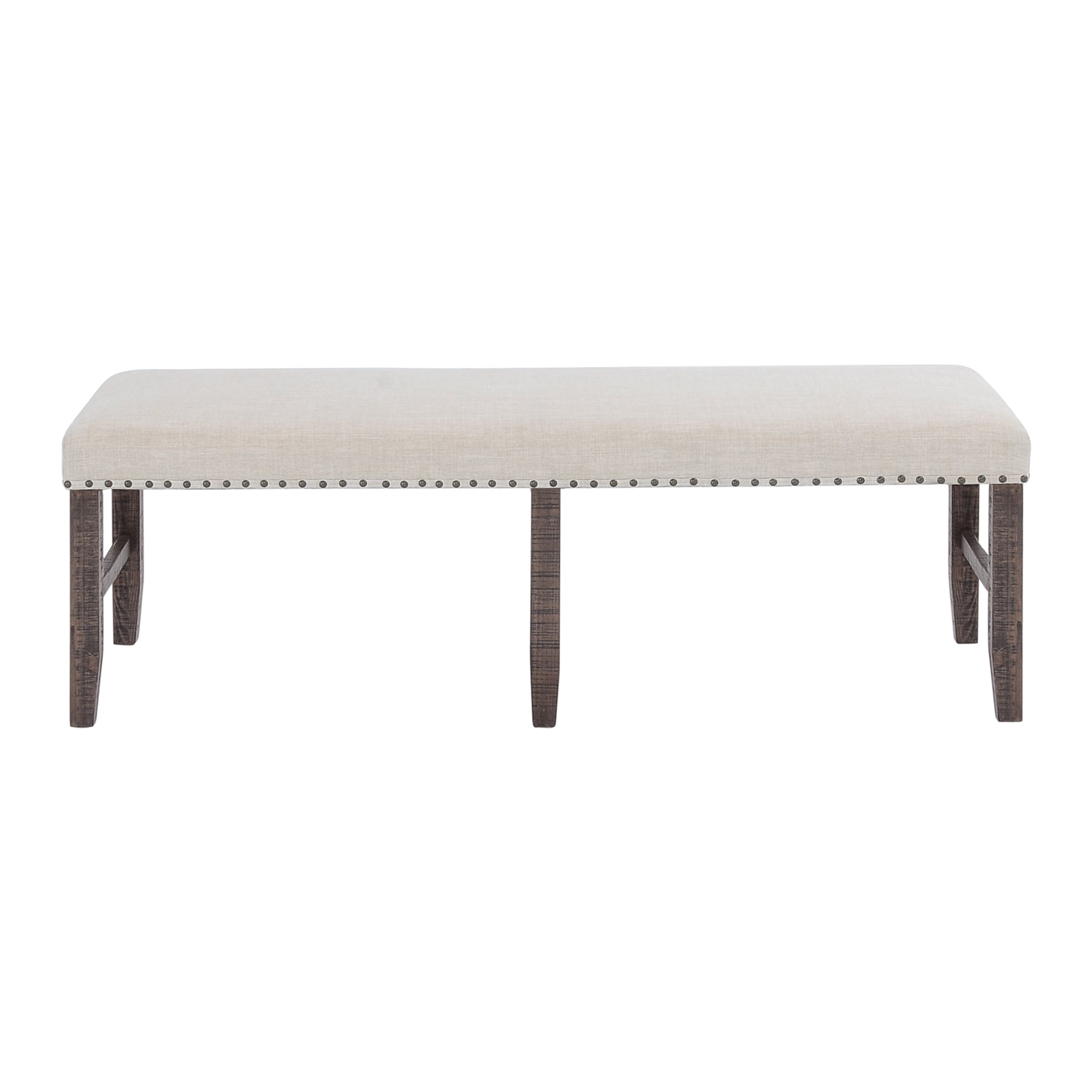 Willow Creek Brown/Cream Dining Bench - Ornate Home