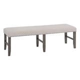 Willow Creek Brown/Cream Dining Bench - Ornate Home