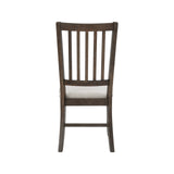 Willow Creek Brown/Cream Slatback Chair (Set of 2) - Ornate Home