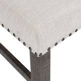 Willow Creek Brown/Cream Slatback Chair (Set of 2) - Ornate Home