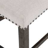 Willow Creek Brown/Cream Slatback Stool (Set of 2) - Ornate Home