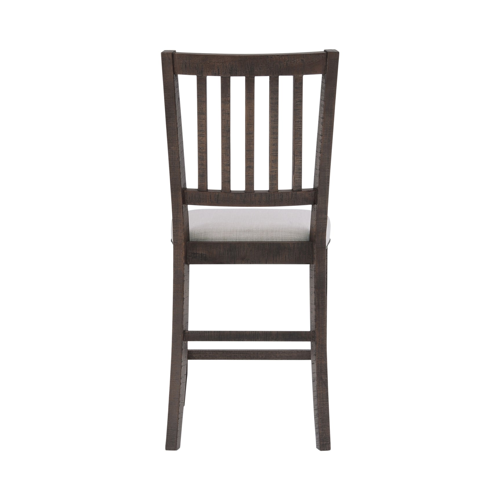 Willow Creek Brown/Cream Slatback Stool (Set of 2) - Ornate Home