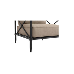 Willow Light Brown Outdoor Accent Chair - Ornate Home
