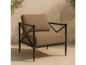 Willow Light Brown Outdoor Accent Chair - Ornate Home