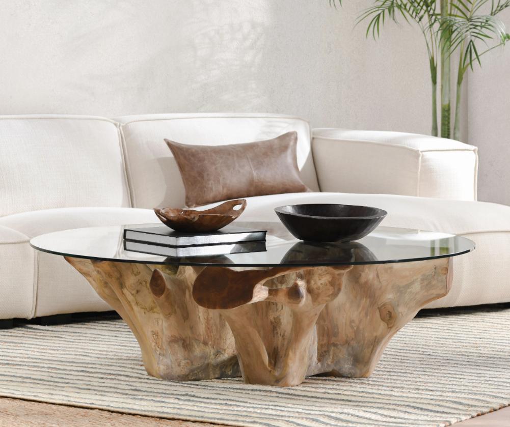 Classic Home Willow Coffee Table - Thumbnail 3