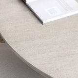 Willow White Round Dining Table - Ornate Home