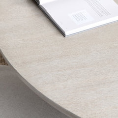 Willow White Round Dining Table - Ornate Home