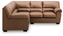WillowBend Caramel 2-Piece L Shaped Sectional - Ornate Home