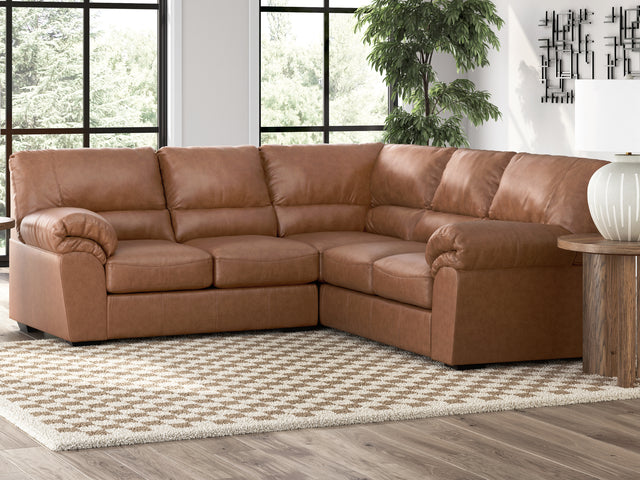 WillowBend Caramel 2-Piece Sectional - Ornate Home