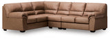 WillowBend Caramel 3-Piece Sectional - Ornate Home
