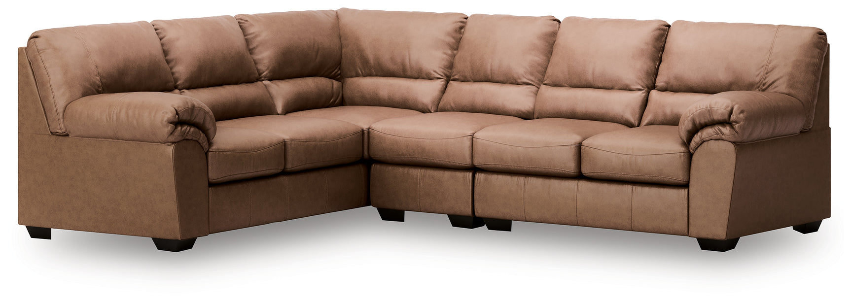 WillowBend Caramel 3-Piece Sectional - Ornate Home