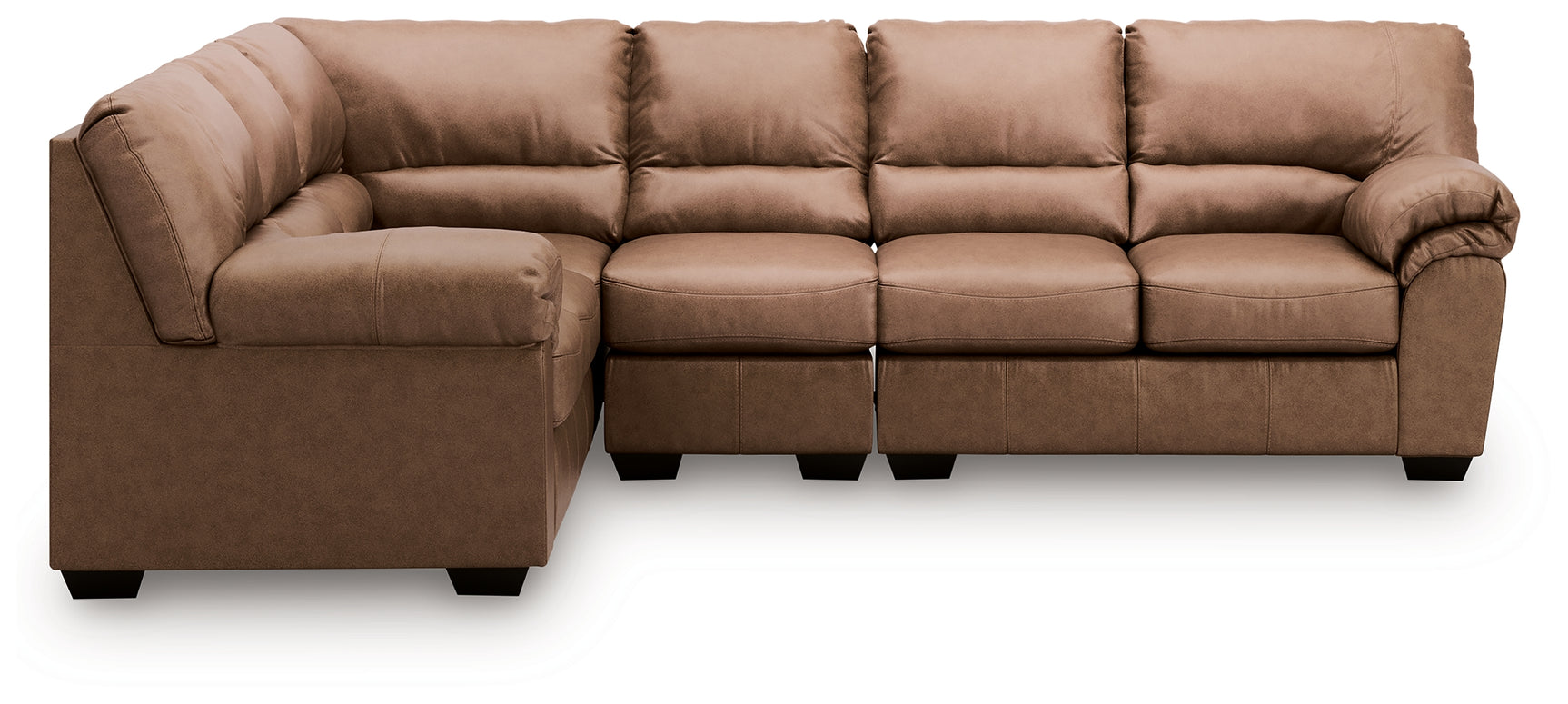 WillowBend Caramel 3-Piece Sectional - Ornate Home