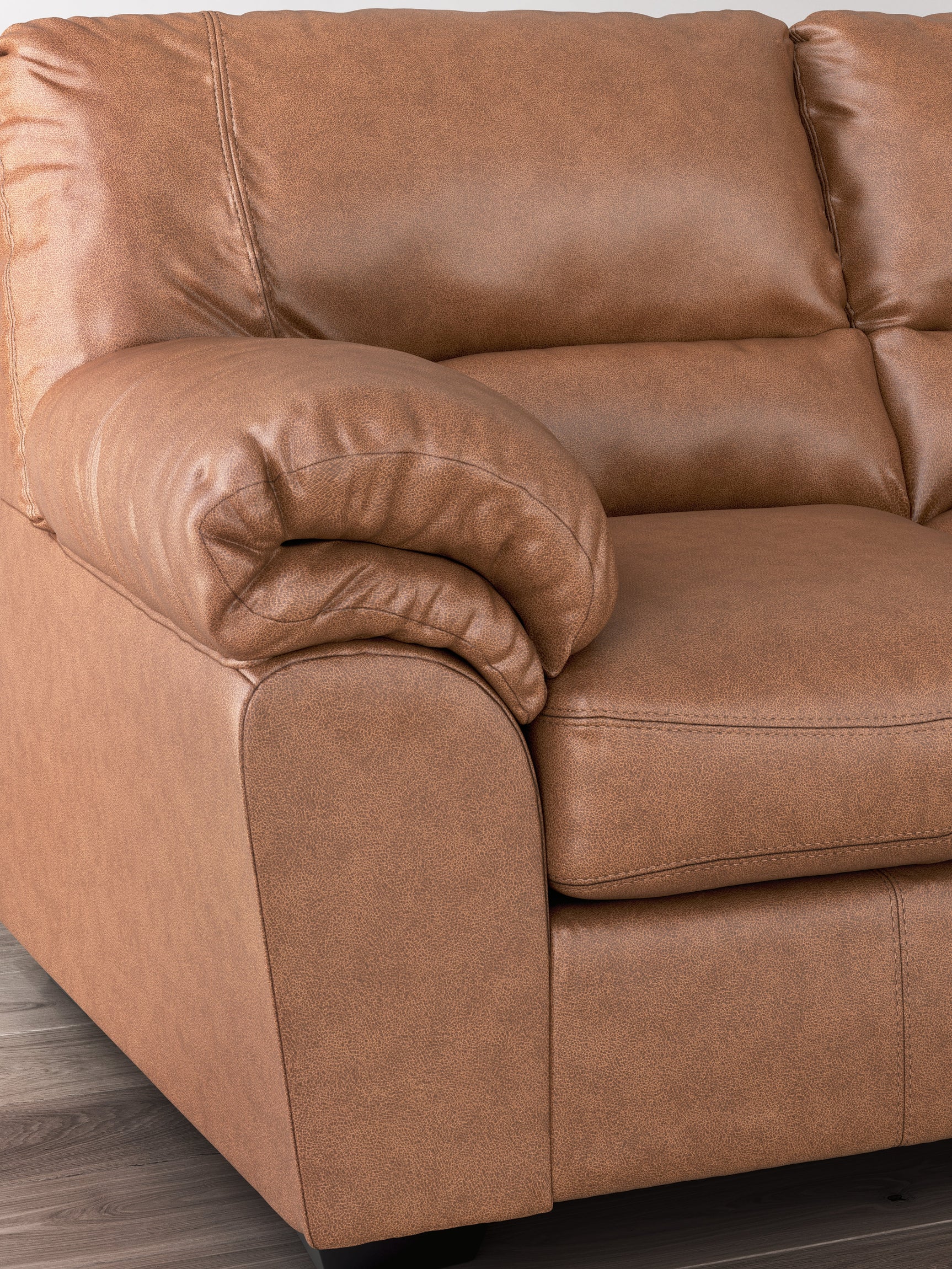 WillowBend Caramel Loveseat (Online Special Price) - Ornate Home