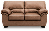 WillowBend Caramel Loveseat - Ornate Home