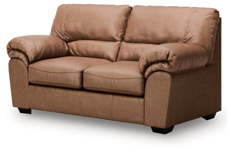 WillowBend Caramel Loveseat - Ornate Home