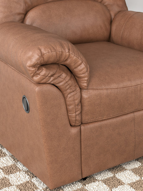 WillowBend Caramel Rocker Recliner - Ornate Home